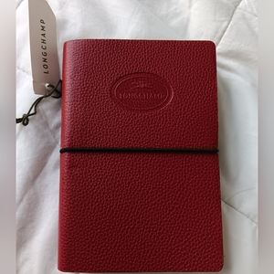 Longchamp leather notebook